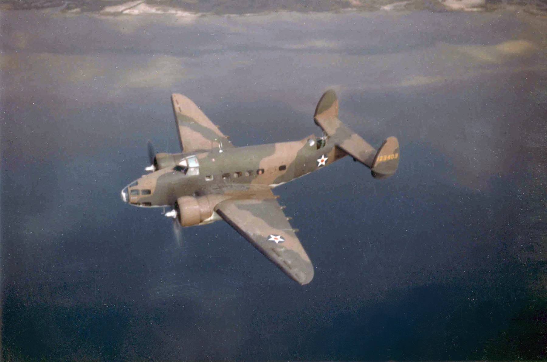 Camden Airfield Lockheed_A-29_Hudson_USAAF_in_flight_c1941