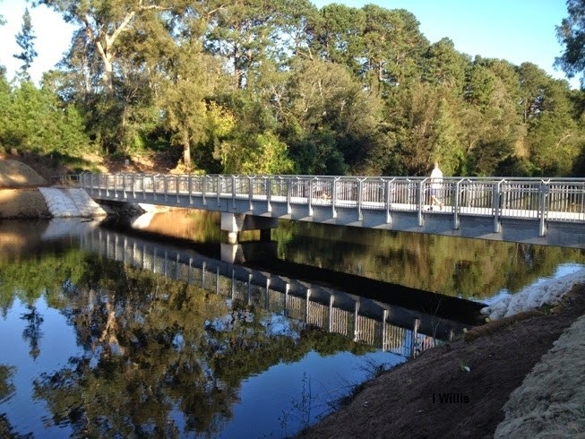 Little Sandy Footbridge after completion of work 2014 (I Willis)