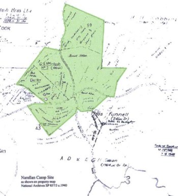 Leased area at Narellan Military Camp NAA