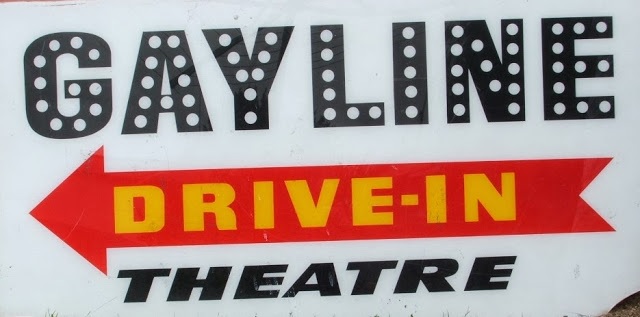 Signage from the Gayline Drive-In Movie Theatre at Narellan (I Willis)