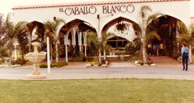 El Caballo Blanco at Catherine Fields in 1980s (Camden Images)