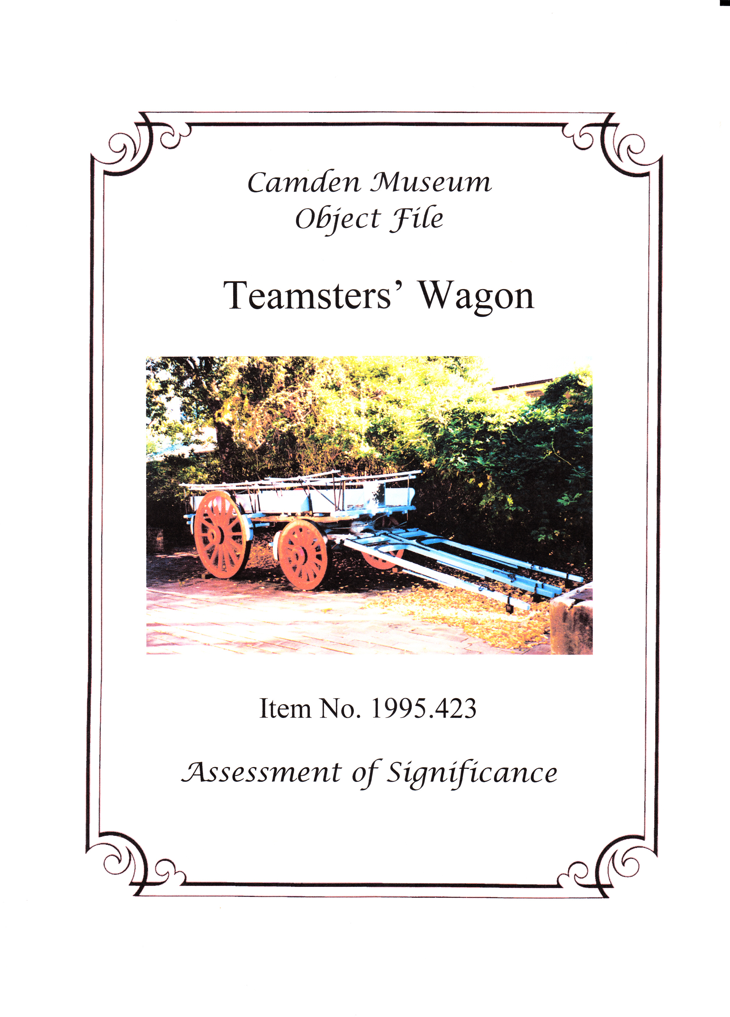 Camden HS Wagon SoS Cover