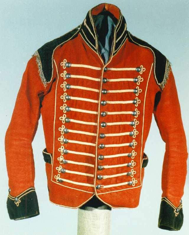 Officers Jacket Staindrop Cavalry 1798-1815 DLI
