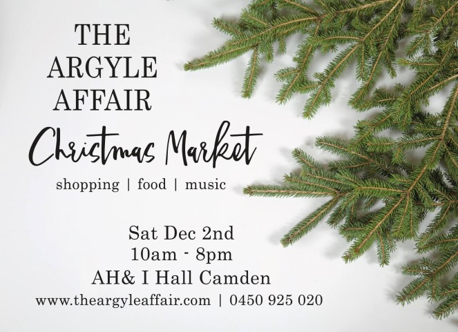 Camden Argyle Affair Promo 2017 AA