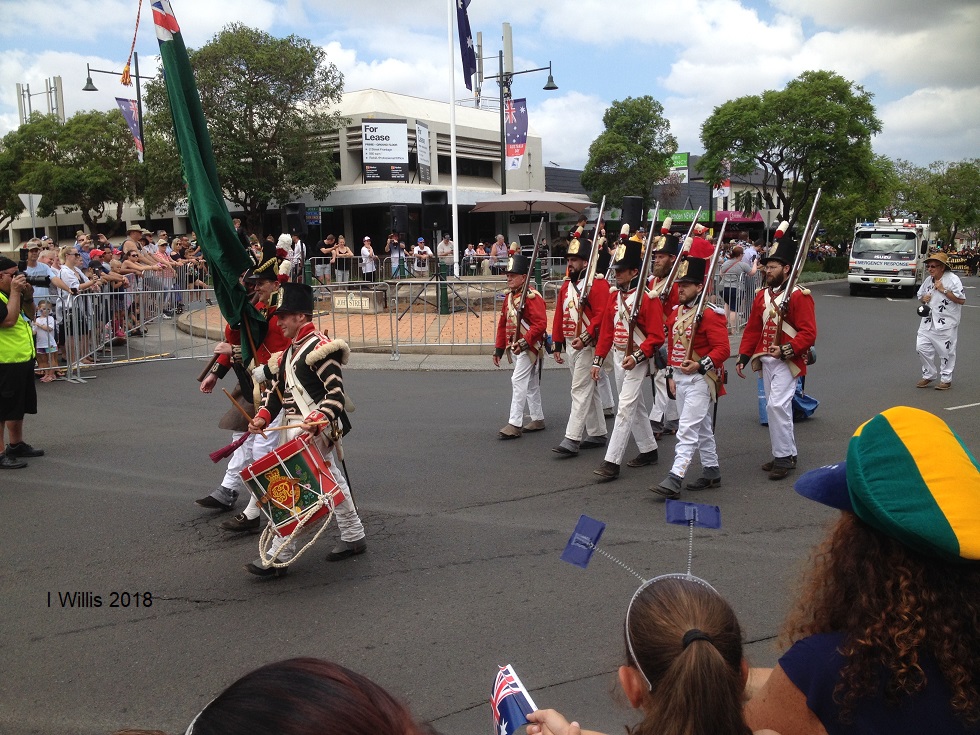 Aust Day 2018 73rdFootRe-enactment