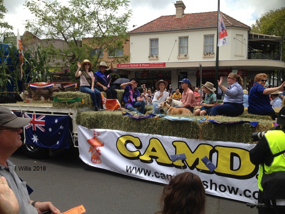 Aust Day 2018 Camden Show Float Miss Showgirl