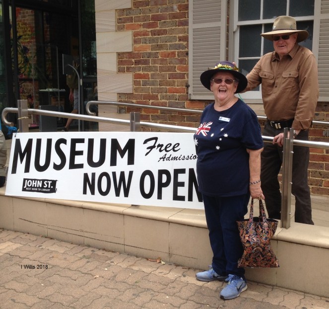 Aust Day 2018 Museum Open Frances&amp;Harry