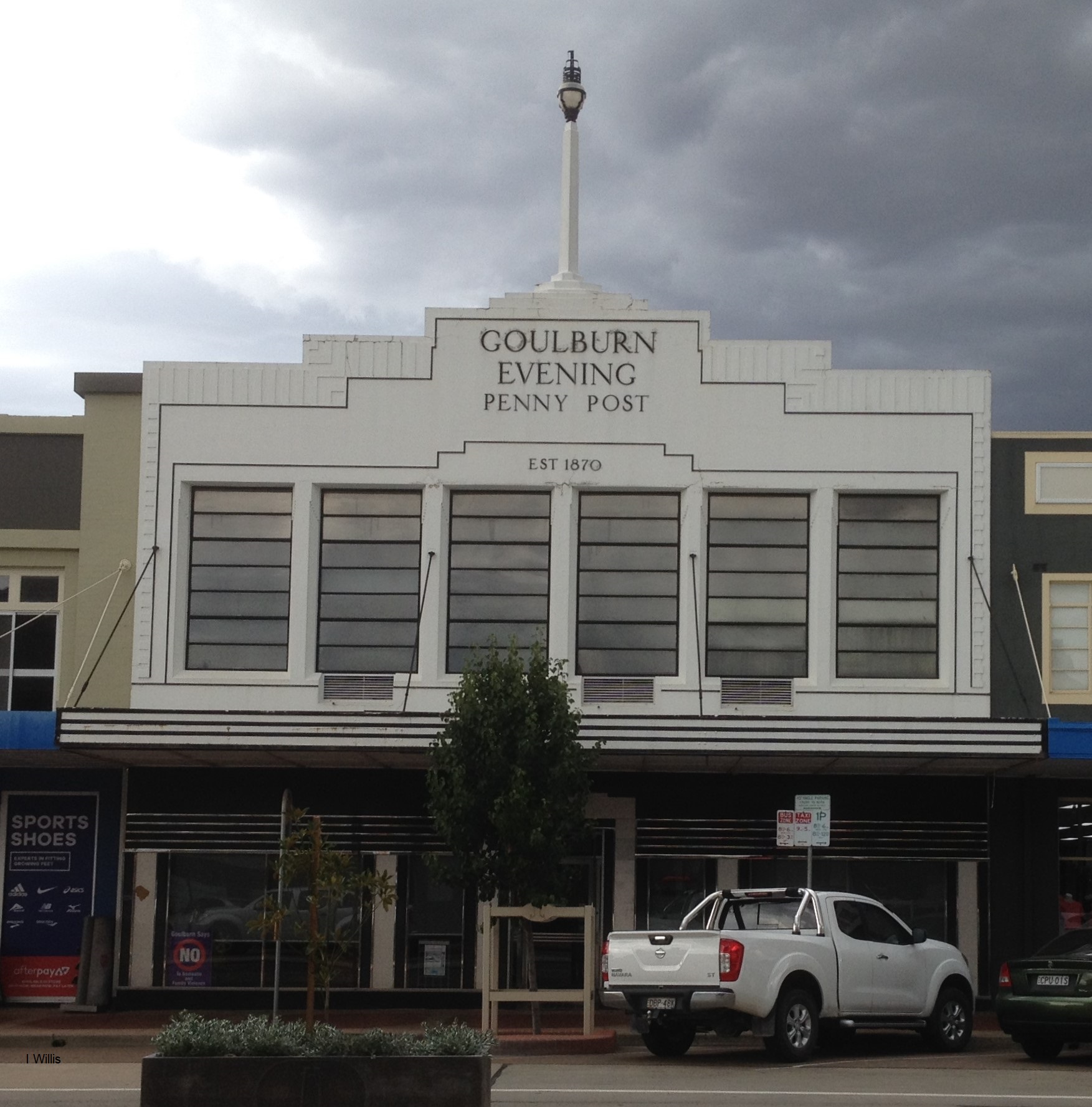 Goulburn Post newspaper Office 1935 lowres