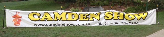 Camden Show Signage 2018