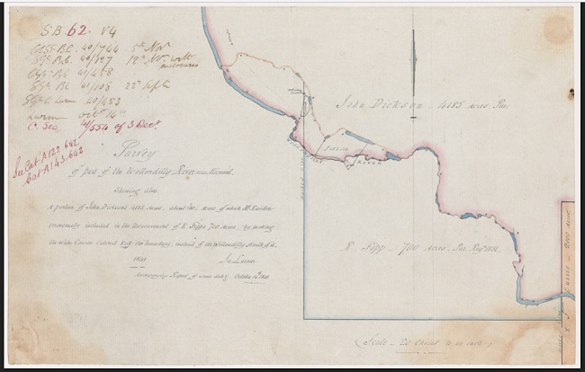 Map Mummel WollondillyRiver 1841 SARNSW