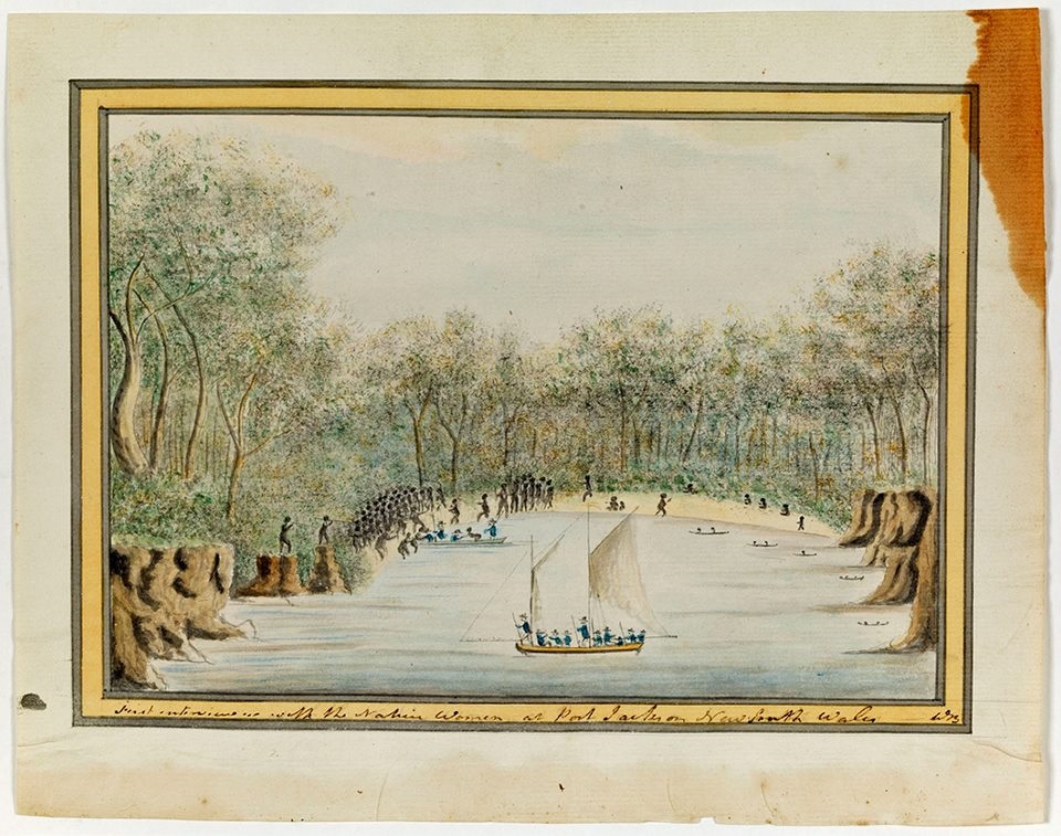 Sydney1790_Aborgines in Port Jackson