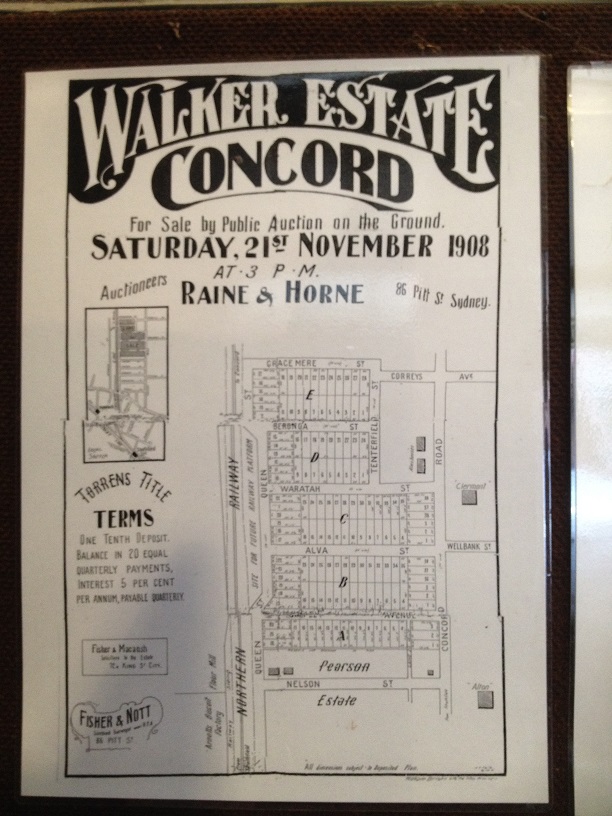 Concord Yarralla Estate Subdivision 1908 (2018) CCBHS