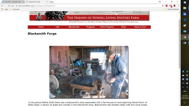 Howell Farm ScreenShot 2018 blacksmithing