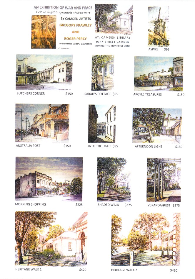 Camden Art Exhibit Percy &amp; Frawley 2018 Catalogue