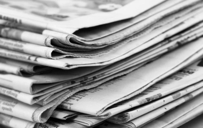 Newspapers Image Pile