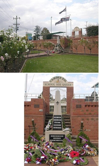 Camden RSL Memorial Rose Gdn 2017 CRSL