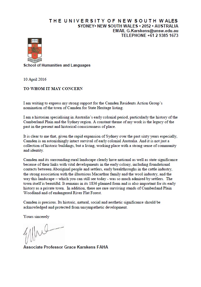 Camden Town Centre Significance Grace Karskens 2016