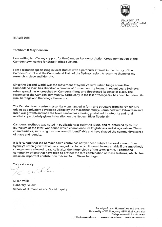 Camden Town Centre Significance Ian Willis 2016