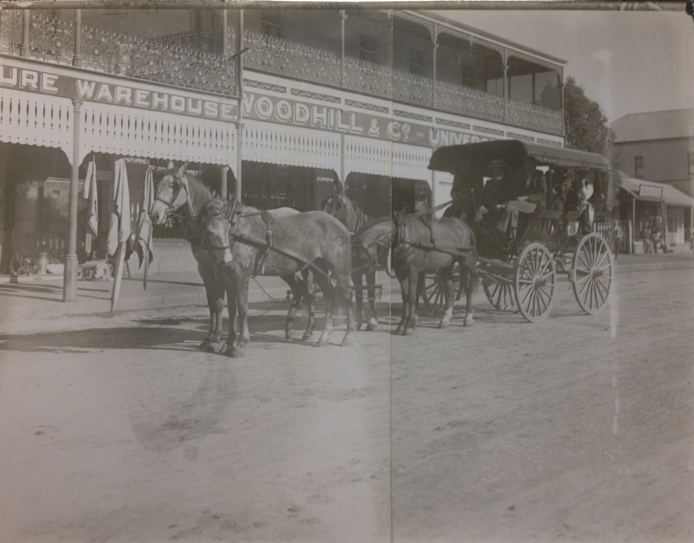 Camden Whiteman Bldg Tenant Woodhills General Store c1906