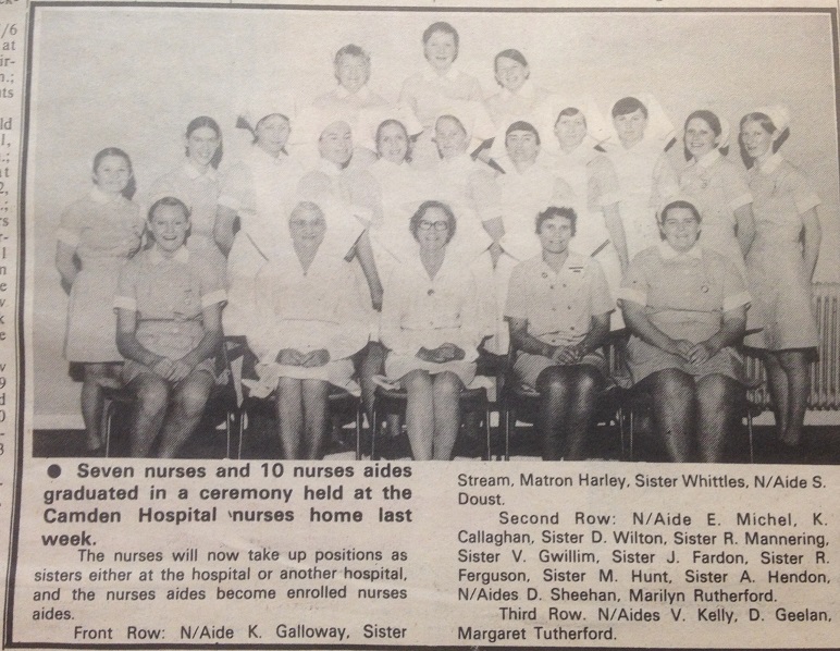 Camden Hospital Nurses Graduation CamdenNews 1974Jun26