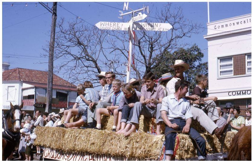Camden Rose Festival 1968 Vic Boardman drive horse team CIPP