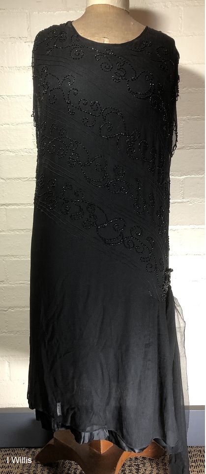 Camden Museum Mrs Wilsons black dress mid-1920s IW 2019
