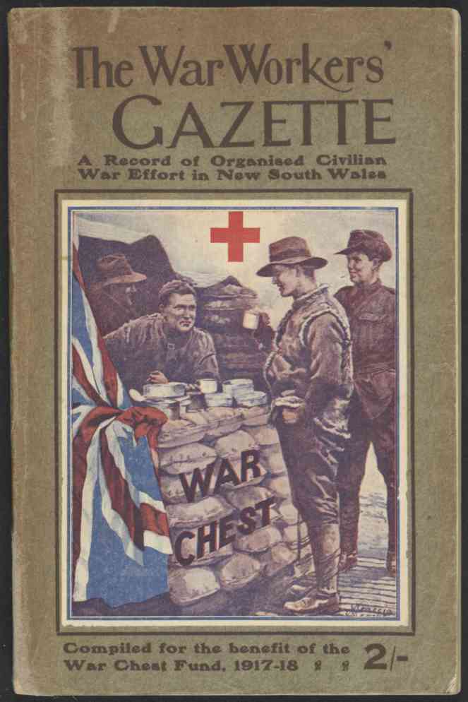 War Workers Gazette Cover 1918 nla.obj-38842598-1 lowres