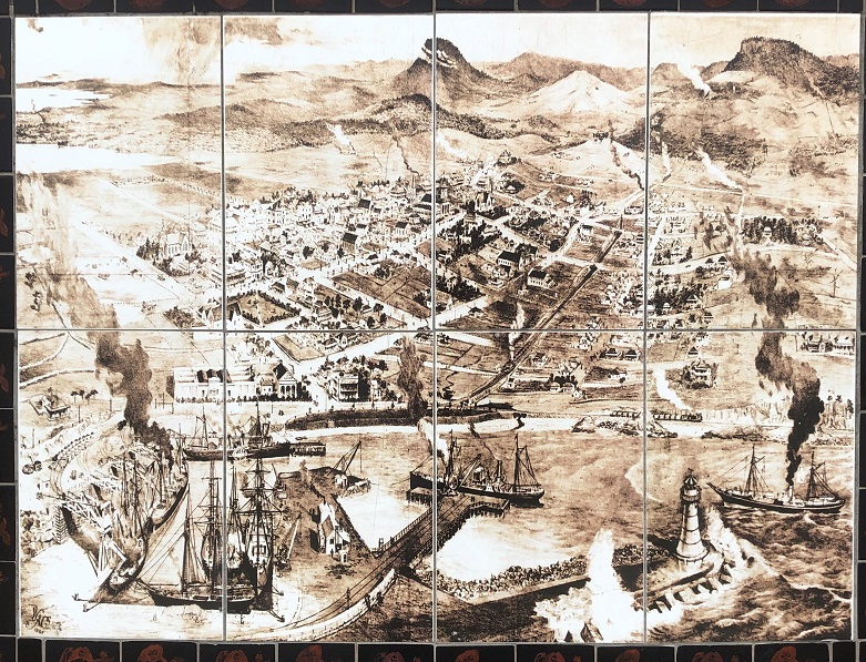 Wollongong Mural Wollongong Harbour Blue Mile Walk 2020 ICW (2) lowres