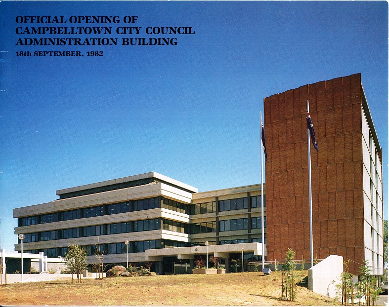 Campbelltown Council Admin Building Open 1982Sept16 Cover lowres